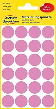 Avery Zweckform Markierungspunkte pink (3117)