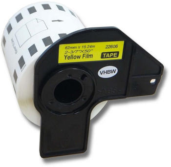 vhbw 1x Rollen Etiketten kompatibel mit Brother P-Touch QL-1050, QL-1050N, QL-1060, QL-1060N, QL-500, QL-500A, QL-500BS
