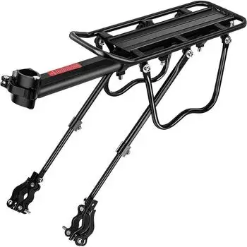 LuxusKollektion Fahrrad-Gep&auml;cktr&auml;ger Set Aluminiumlegierung 24-29 Zoll mit Reflektor