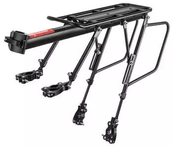 Rockbros Fahrradtr&auml;ger mit Ablage, schwarz (33210004001)