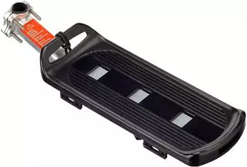 Fischer Fahrrad-Gepäckträger Sattelstütze mit Spanngurt, schwarz (86268)