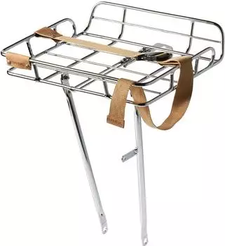 Basil Portland Front Carrier (silver)