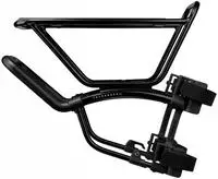 Topeak 54283, Topeak Carrier Tetra M1 Front Fork Pannier Rack Schwarz Black