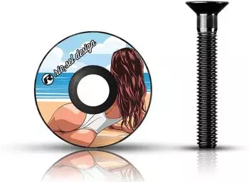 rie:sel design Stem:cap Girl Tanja mehrfarbig 1 1/8" (4265737041011)