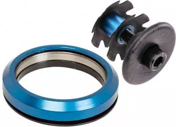 PRO Bikegear Pro kugelkopflager L und Kugelkopfstopfen 1 1/2 Zoll 45° blau