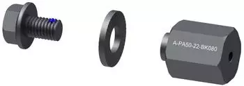 Qeridoo Polygonadapter 5x0,8, schwarz