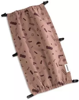 Croozer Sonnenschutz f&uuml;r Kid Vaaya 1 / Kid Keeke 1, Kollektion Kraams, rot