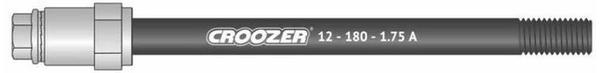 Croozer Steckachsadapter 12-180-1.75A schwarz 2021