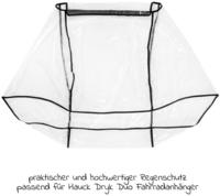 HAUCK Regenverdeck f&uuml;r Fahrradanh&auml;nger Dryk Duo