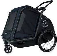 Hamax Pluto Hundeanh&auml;nger L, navy/black