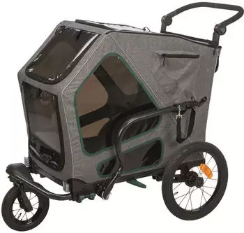 Trixie Hundeanhänger M grau/salbei (12802)
