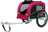 Trixie 12813, Trixie Fahrrad-Anh&auml;nger rot, Gr&ouml;&szlig;e: S (bis max. 15 kg)