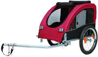 Trixie 12814, Trixie Fahrrad-Anh&auml;nger rot, Gr&ouml;&szlig;e: M (bis max. 22 kg)