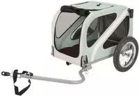 Point 700730, Point Dog Mini 12 Bike Trailer Gr&uuml;n Ma x 40 kg Junge Green / Beige