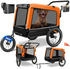 Orange: Kesser Boxer 3-in-1 Hundeanhänger