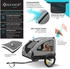 Kesser Boxer 2 in 1 Dog Buggy gray