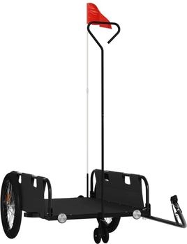 vidaXL Fahrradanh&auml;nger Schwarz Oxford-Gewebe und Eisen (94199)