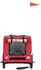 vidaXL Pet Bike Trailer Oxford Fabric and Iron 69 x 133,5 x 73,5 cm Red and Grey (93838)