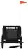 vidaXL Pet Bike Trailer Oxford Fabric and Iron 133 x 69 x 73,5 cm Black (94010)