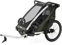 Thule Fahrradanh&auml;nger "Chariot Lite Single" in Khaki, braun / Beige, Damen