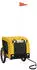 vidaXL Pet Bike Trailer Oxford Fabric and Iron 124 x 65 x 66 cm Yellow and Black (94001)