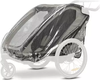 Hauck Bike N Walk Duo Fahrradanh&auml;nger Regenschutz (550342)