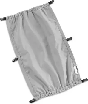 Croozer Kraams Einsitzer Fahrradanh&auml;nger Sonnenschutz stone grey (122210322)