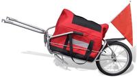vidaXL Fahrradanh&auml;nger Einrad mit Tasche