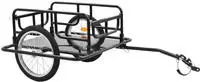 vidaXL Fahrradanh&auml;nger 130x73x48,5 cm Stahl Schwarz
