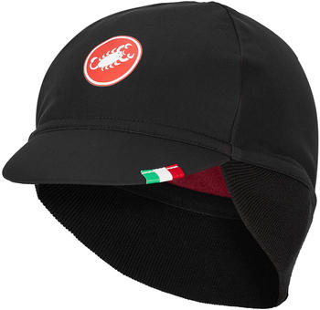 Castelli Difesa Thermal Cap black red