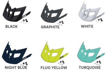 IXS RS Trail Visor grey One Size