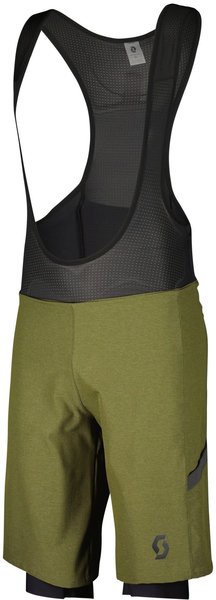 Scott Gravel Hybrid +++ Bib Shorts Men's Green/black