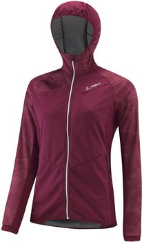 Löffler Women Hooded Jacket Arctic WS Light burgund