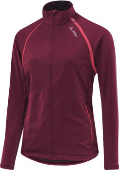Löffler Women Zip-off Jacket WS Light burgund
