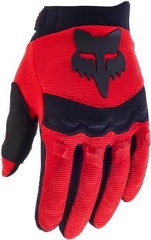 Fox Gloves junior dirtpaw fluo red