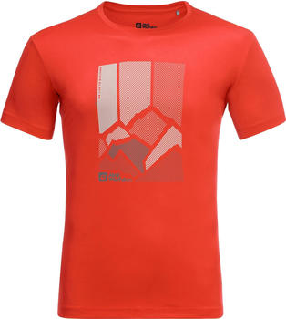 Jack Wolfskin Peak Graphic T M strong red