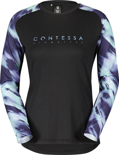 Scott Shirt W's Trail Contessa Sign. LS black