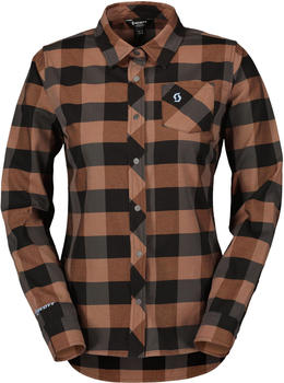 Scott Shirt W's Trail Flow Check LS rose beige/black