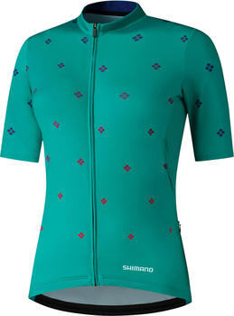 Shimano W'S Sumire Short Sleeve Jersey green