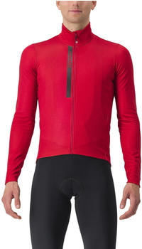 Castelli Entrata Thermal Long Sleeve Jersey 2024 pompeian red/silver gray