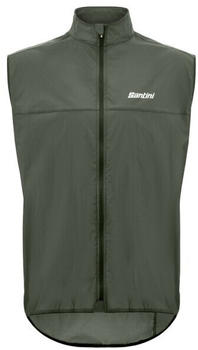 Santini Ventus Pocketable Windproof Everyday Light Vest (VerdeMilitare)