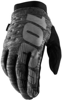 100% Brisker Long Gloves Men (10016) grey