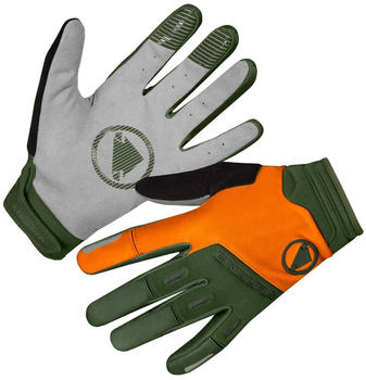Endura Singletrack Long Gloves Men (R-E1184OH/7) green/orange