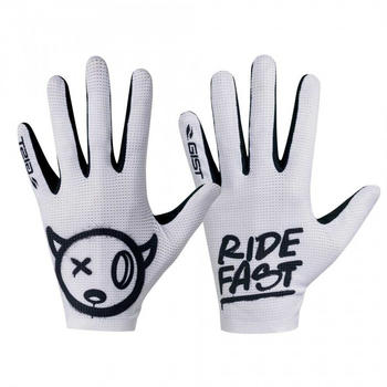 Gist Faster Long Gloves Men (5551 2020 E22L46) white