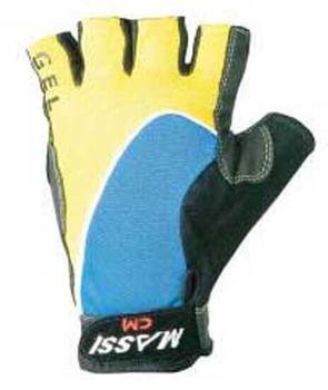Massi Pro Gel Gloves Men (27393) yellow/blue