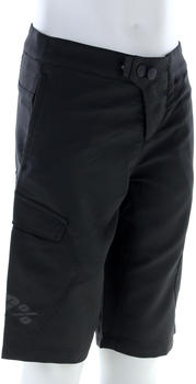 100% Ridecamp Shorts Kids schwarz