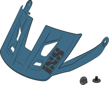 IXS Trigger AM Helmet Visor + Pins Ocean SM
