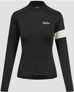 Rapha Core Langarm-Radtrikot Damen schwarz