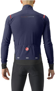 Castelli Alpha Flight Ros Jacket Men belgian blue/pompeian red-rock