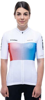 Cube Teamline Short Sleeve Jersey (White) Women